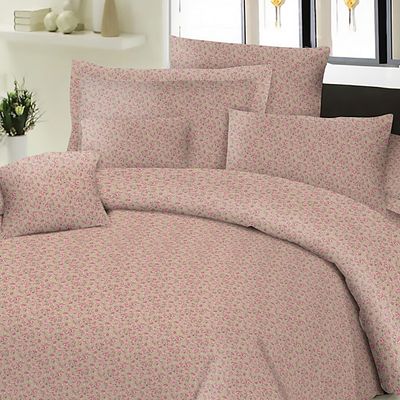 Σεντόνι Διπλό Cotton Line 200Χ240 εκ. Lttle Rose Beige - Komvos