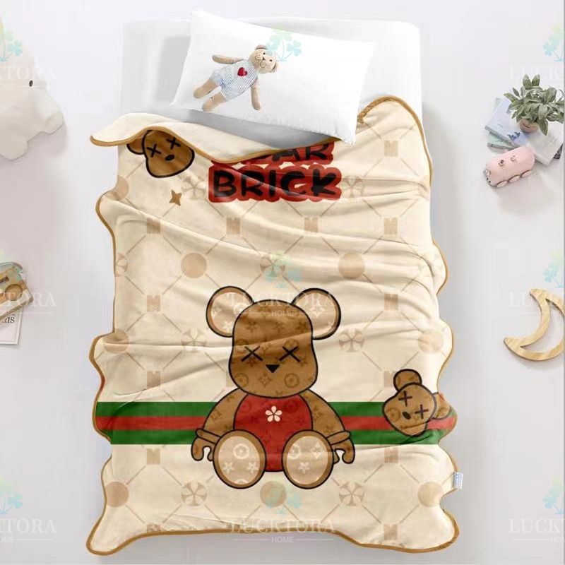 Κουβέρτα Fleece 100Χ140 εκ.  Bear Brick