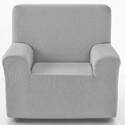 Κάλυμμα Πολυθρόνας Tunez Ανοιχτό Γκρι Λύκρα Ελαστικό