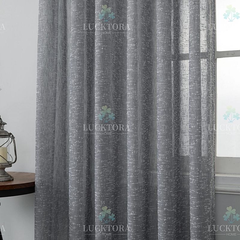 Κουρτίνα με Τρέσα 200Χ150 εκ. K6023-5 Σκούρο Γκρι