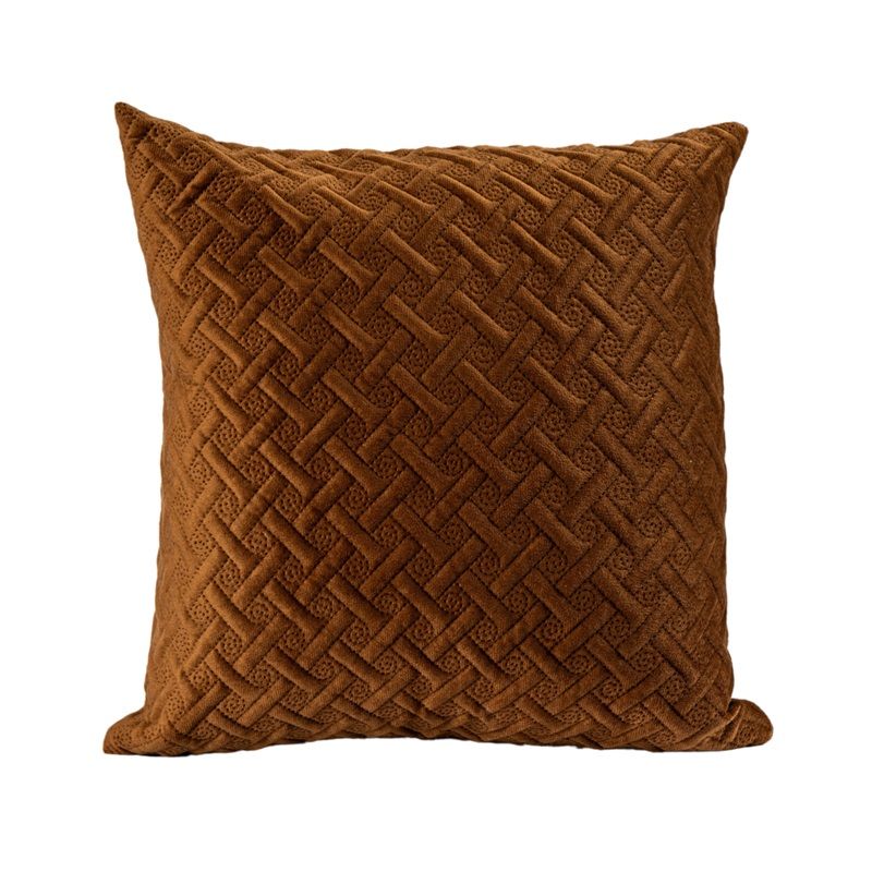 Μαξιλαροθήκη Ζακάρ 186090-6 Καφέ - Ilis Home