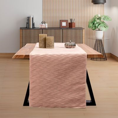 Τραβέρσα Βελουτέ 40Χ170 εκ. 0668 Ροζ - Ilis Home