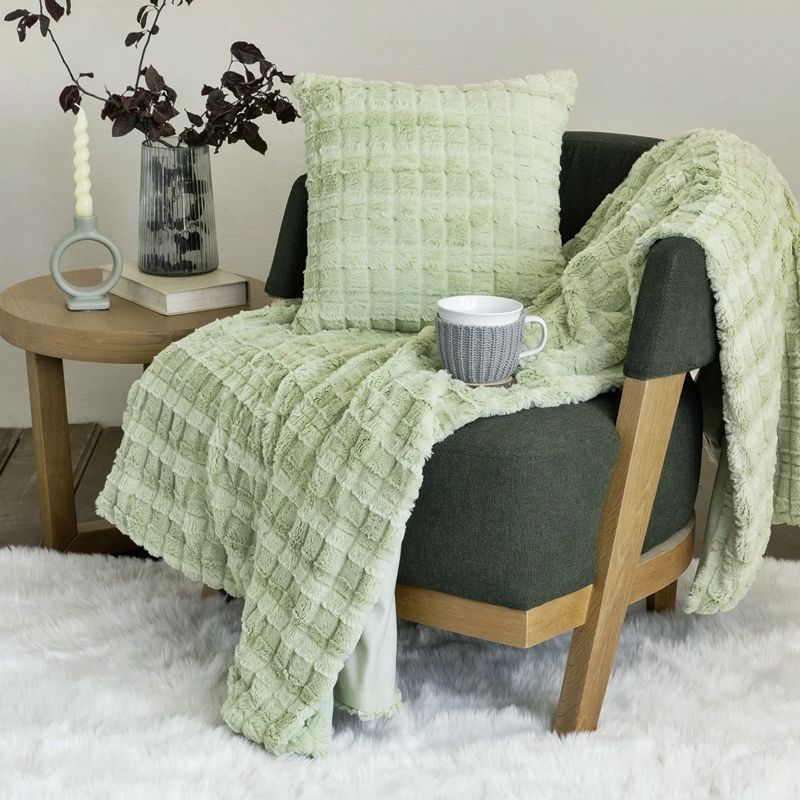 Κουβέρτα/Ριχτάρι Καναπέ Weave Mint - Nima Home