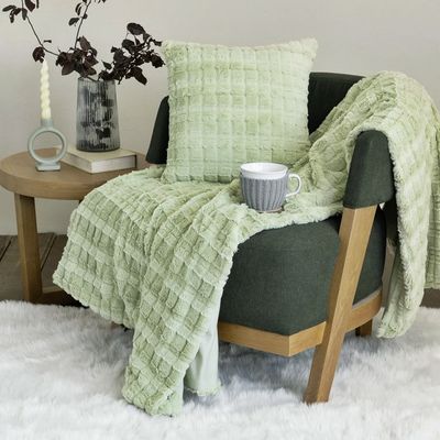 Κουβέρτα/Ριχτάρι Καναπέ Weave Mint - Nima Home