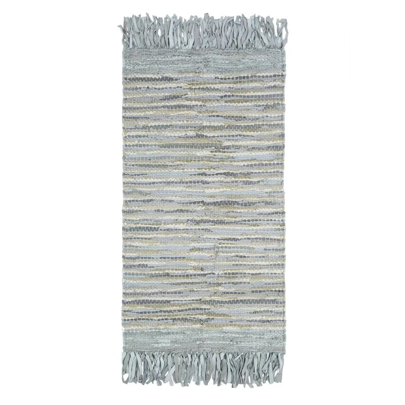 Χαλάκι Δερμάτινο 60Χ130 εκ. Viola Gray - Nima Home