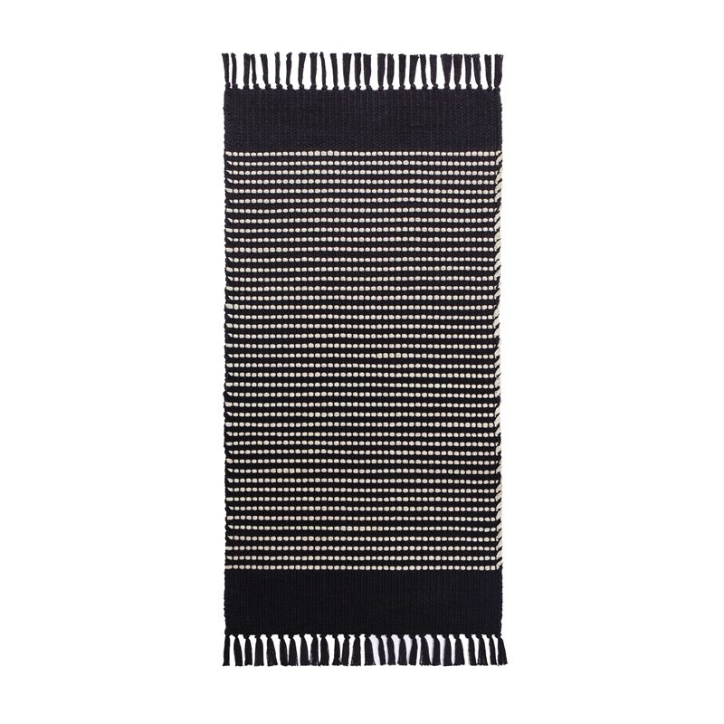 Χαλάκι Βαμβακερό 60Χ130 εκ. Issa Black - Nima Home