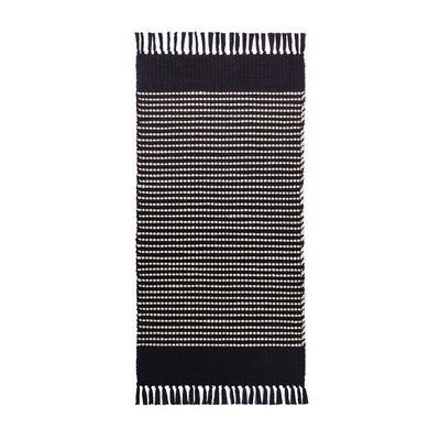 Χαλάκι Βαμβακερό 60Χ130 εκ. Issa Black - Nima Home
