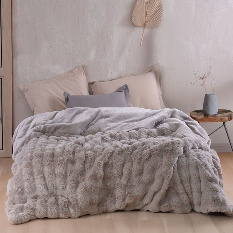 Κουβερτο-Πάπλωμα Υπέρδιπλο Luxe Γκρι - Rythmos