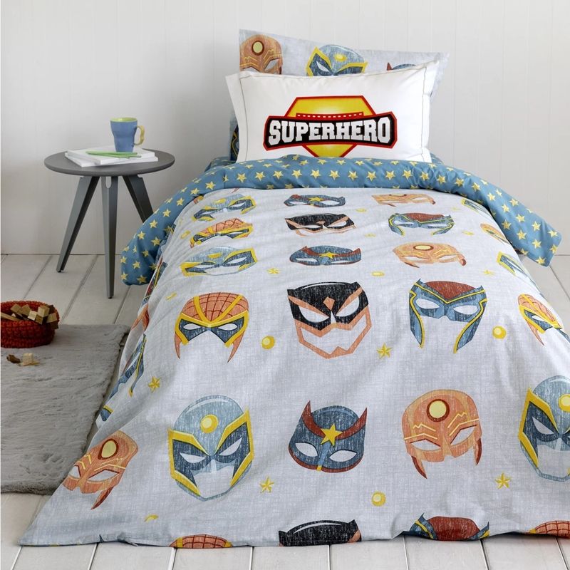 Σετ Παπλωματοθήκη Μονή Superheroes - Nima Home