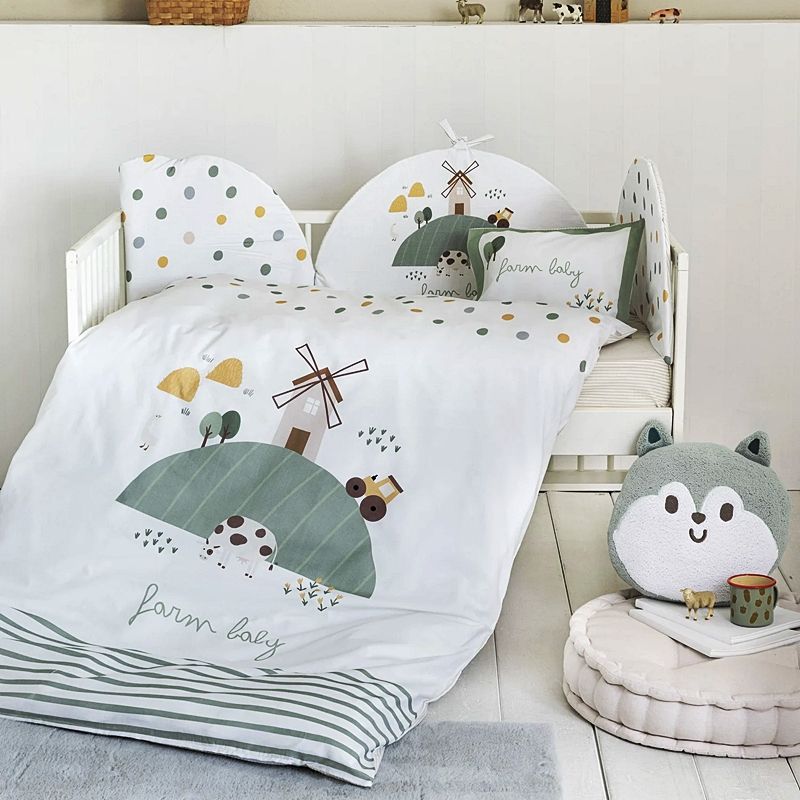 Κουβερλί Κούνιας Farm Baby - Nima Home