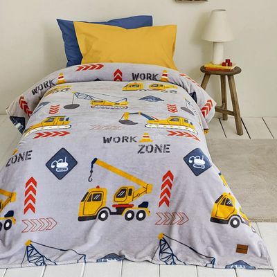 Κουβέρτα Βελουτέ Fleece Μονή Work Zone - Nima Home