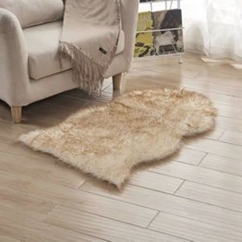 Χαλάκι Γούνινο Zic-Zac FU90 White / Beige 60X90 εκ. - Home Classic