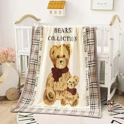 Κουβέρτα Βελουτέ με Προβατάκι 100Χ140 εκ.  Bears Collection