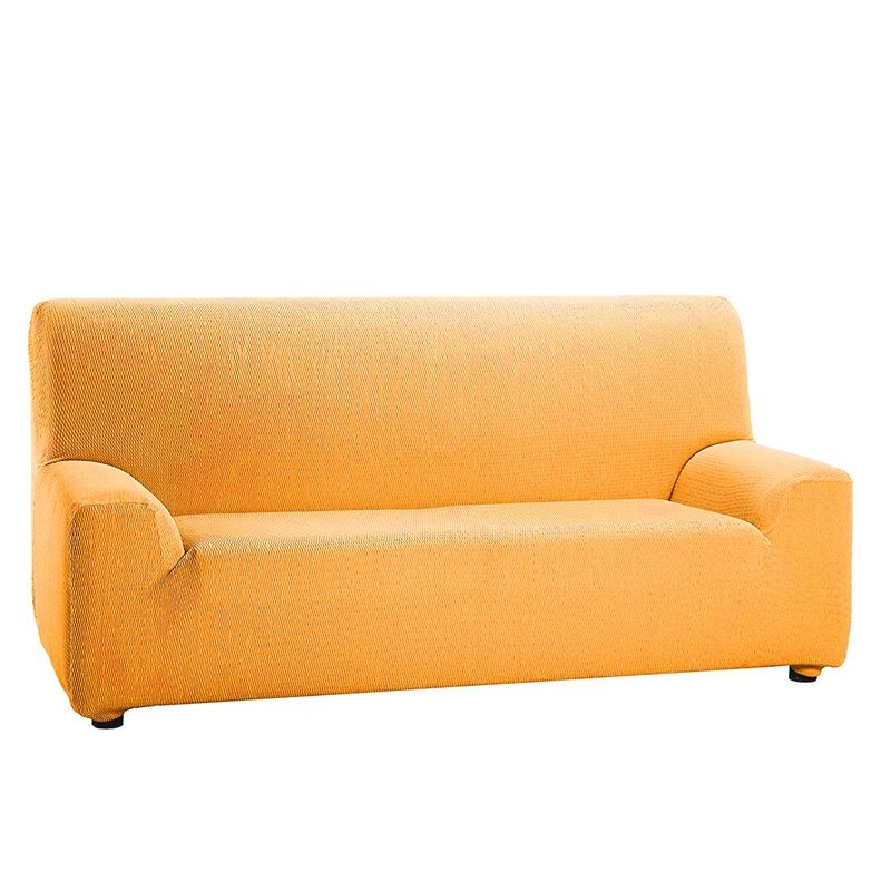 Κάλυμμα Τριθέσιου Καναπέ Tunez Μουσταρδί Λύκρα Ελαστικό