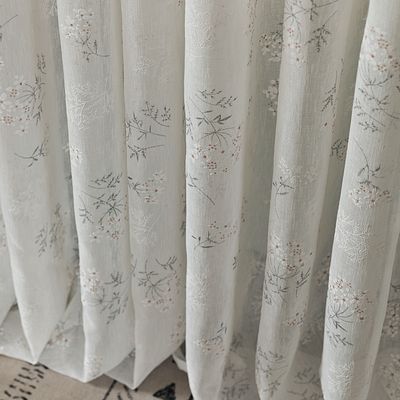 Κουρτίνα με Τρέσα Γάζα Τυπωτή 270Χ265 εκ. 6031-4 Γκρι