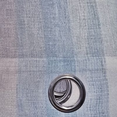 Κουρτίνα με Κρίκο Γάζα-Ριγέ 270Χ285 εκ. Α6072-7 Μπλε