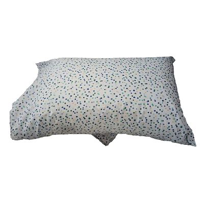 Σετ Σεντόνια Υπέρδιπλα με Λάστιχο Cotton 100% Dots Blue - Le Blanc