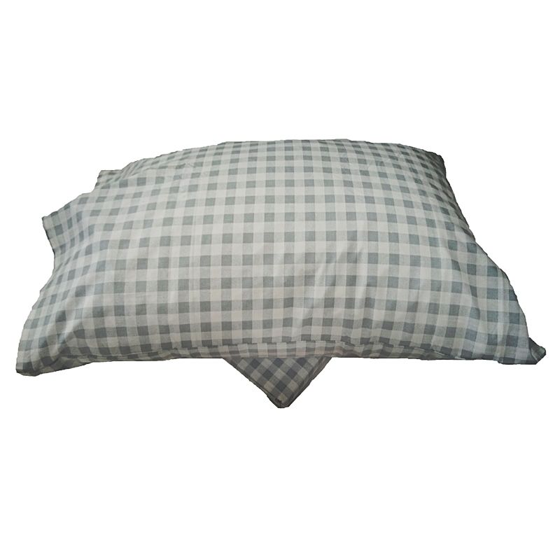 Σετ Σεντόνια Υπέρδιπλα με Λάστιχο Cotton 100% Karo Gray - Le Blanc