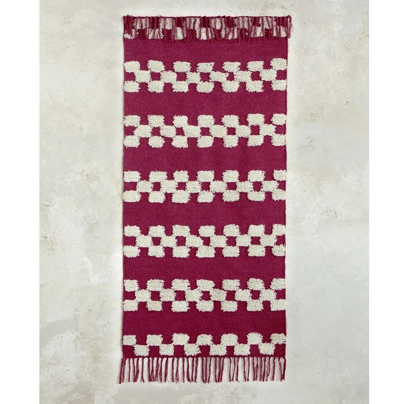 Χαλάκι Βαμβακερό 60Χ130 εκ. Lark Red - Nima Home