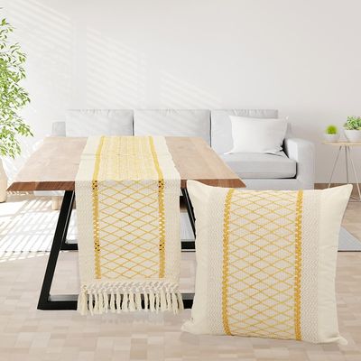 Τραβέρσα 33Χ170 εκ. Ζακάρ 440100 Κίτρινο - Ilis Home