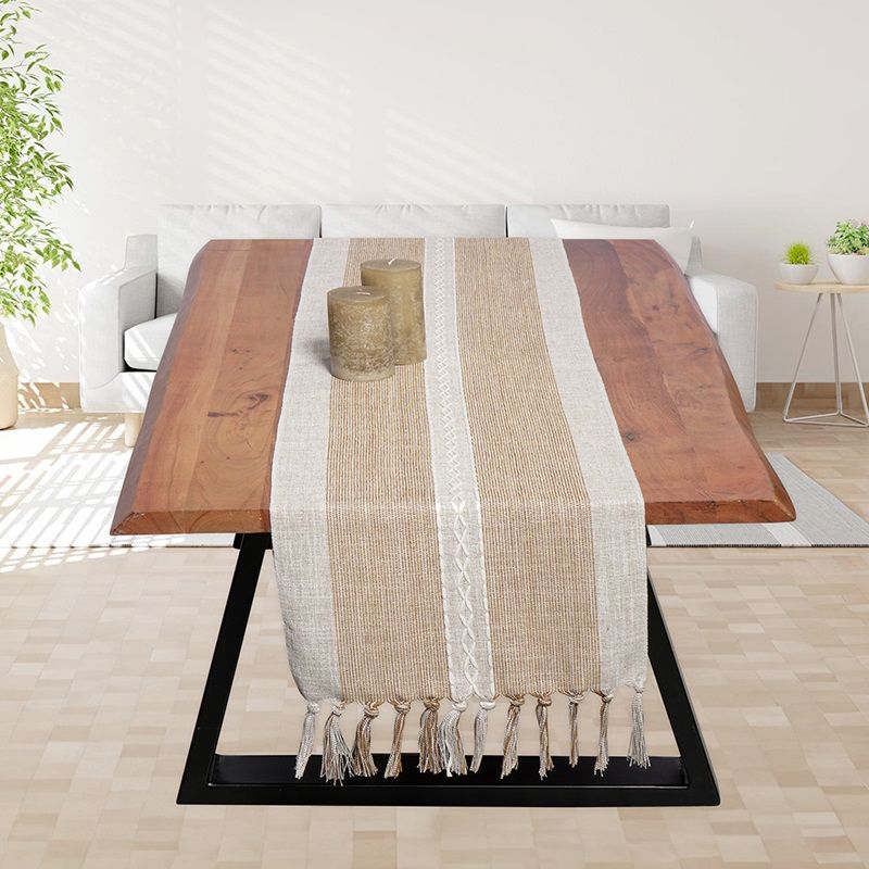 Τραβέρσα 33Χ170 εκ. Ζακάρ 609770 Μπεζ - Ilis Home