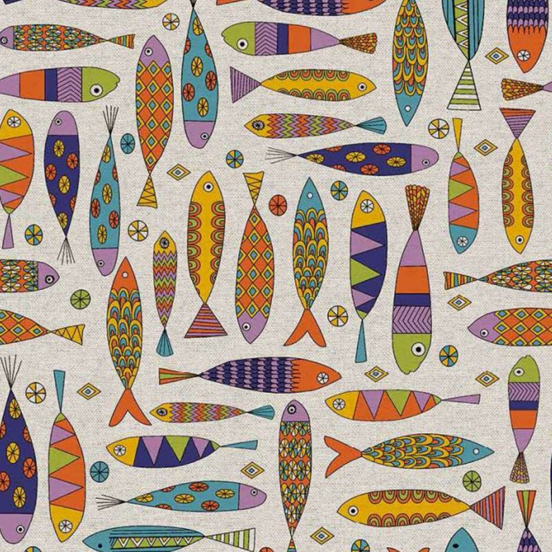 Καρέ Λονέτα 85Χ85 εκ. Pesce Multi - Ilis Home