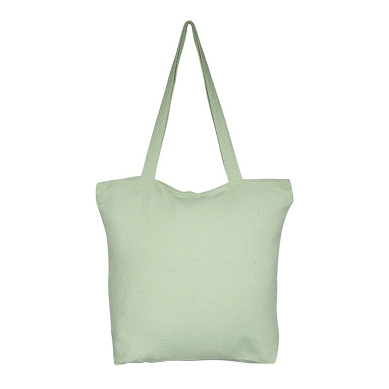 Τσάντα Υφαντή Ζακάρ 40Χ35Χ10 εκ. 254010 Large Μέντα  - Ilis Home