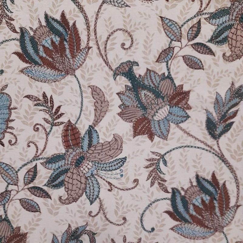 Τραπεζομάντηλο Λονέτα 140Χ140 εκ. Ορχιδέα Πετρόλ - Ilis Home