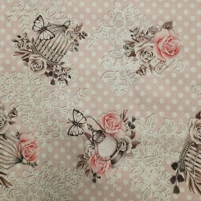 Τραπεζομάντηλο Λονέτα 140Χ220 εκ. Κλουβί Ροζ - Ilis Home