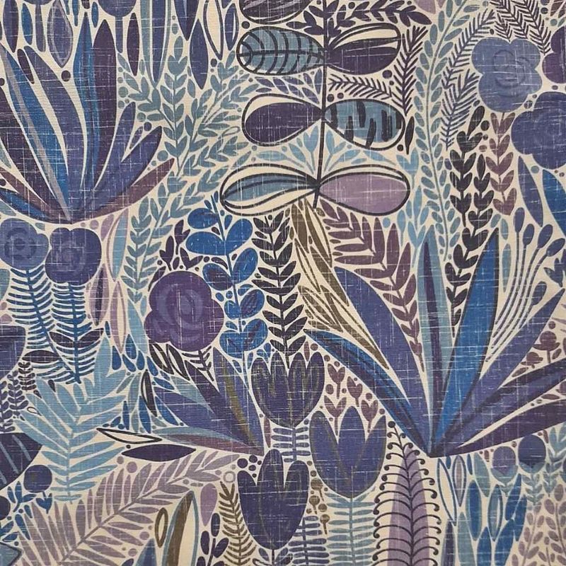 Τραπεζομάντηλο Λονέτα 150Χ280  εκ. Φτέρη Μπλε - Ilis Home