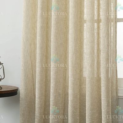 Κουρτίνα με Τρέσα 270Χ290 εκ. 6023-42 Μπεζ