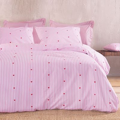 Σετ Κουβερλί Μονό Symbol Young Ροζ - Rythmos