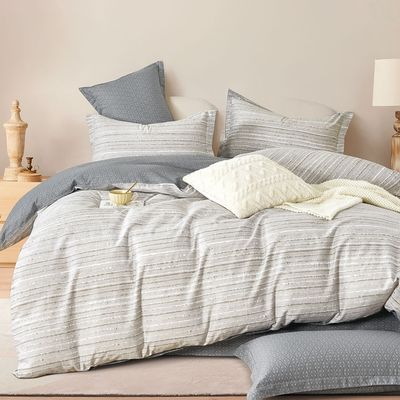 Σετ Κουβερλί Υπέρδιπλο Spirit Calming - Βαμβακοσατέν 100% - Rythmos