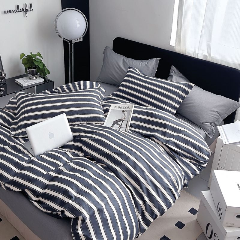 Σετ Πάπλωμα Υπέρδιπλο Spirit Midnight - Βαμβακοσατέν 100% - Rythmos