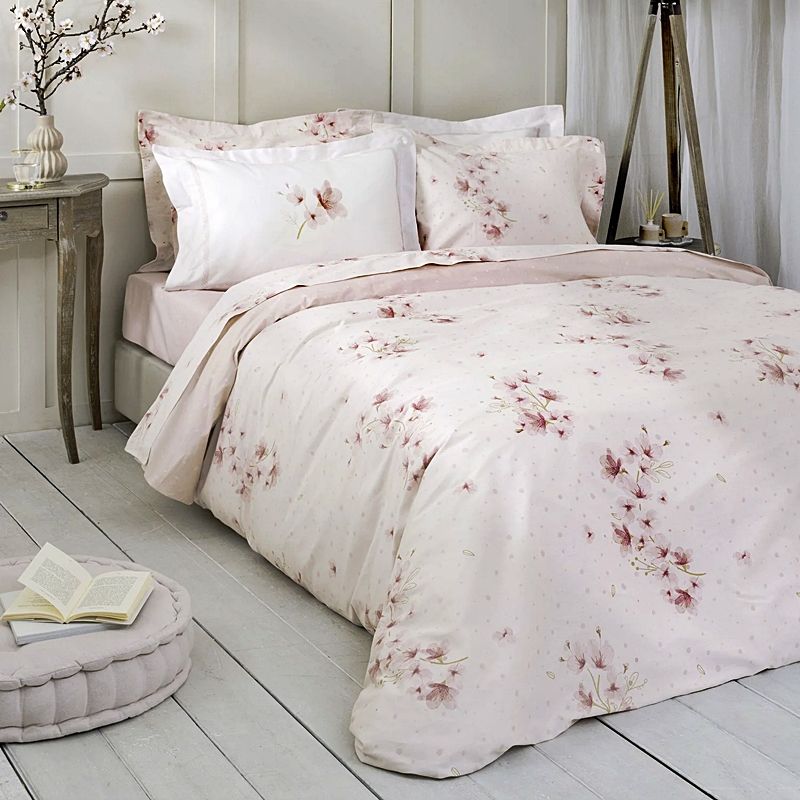 Σετ Σεντόνια Υπέρδιπλα Cottonsatin-220 Tc Forget Me Not - Nima Home