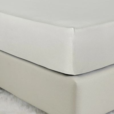 Σεντόνι Jersey Υπέρδιπλο με Λάστιχο 160Χ200+40 εκ. Tender Oat Beige - Nima