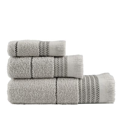 Σετ 3 τεμ. Πετσέτες Plush Gray - Nima Home
