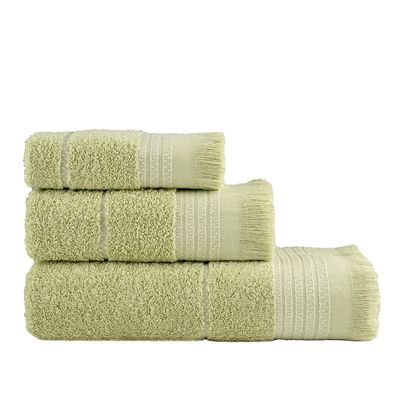 Σετ 3 τεμ. Πετσέτες Plush Olive Green - Nima Home