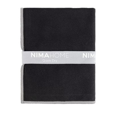 Πετσέτα Γυμναστηρίου 50Χ90 εκ Riva Black - NIma Home