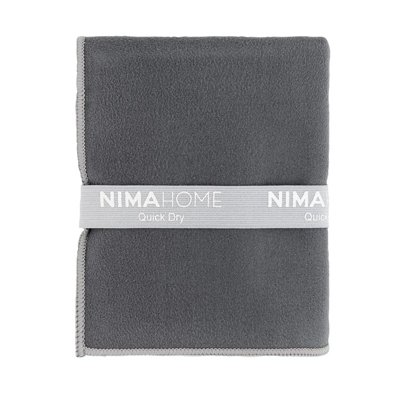 Πετσέτα Γυμναστηρίου 50Χ90 εκ Riva Dark Gray - NIma Home