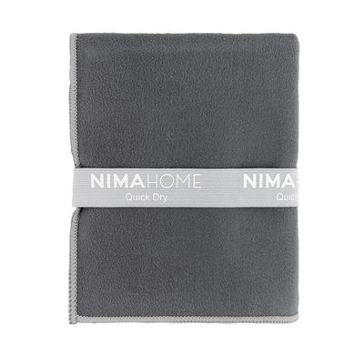 Πετσέτα Γυμναστηρίου 50Χ90 εκ Riva Dark Gray - NIma Home