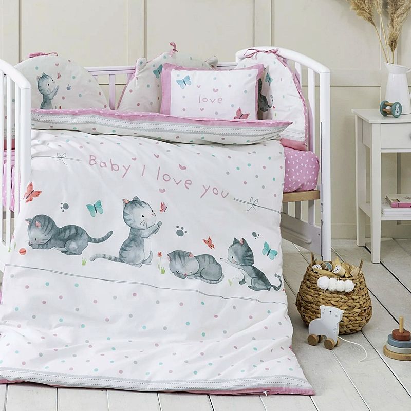 Κουβερλί Κούνιας Baby Love - Nima Home