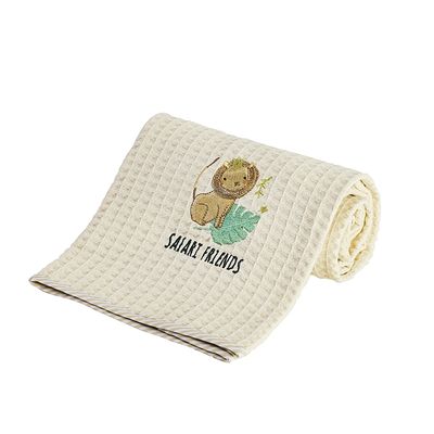 Κουβέρτα Πικέ Λίκνου Safari Friends - Nima Home