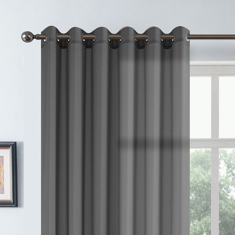 Κουρτίνα με Κρίκο ΒΟΥΑΛ 140Χ270 εκ. AD6030-6 Ανθρακί