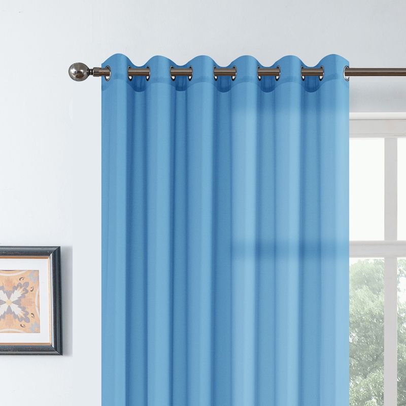 Κουρτίνα με Κρίκο ΒΟΥΑΛ 140Χ270 εκ. AD6030-7 Θαλασσί