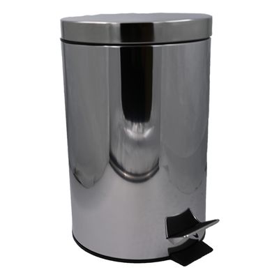 Πεντάλ Μεταλλικό &quot;Inox&quot; 25RΧ40 εκ. 12 Λίτρων Ε-0275 - Sidirela