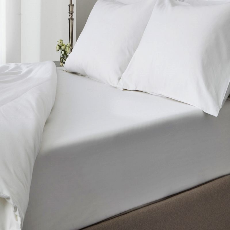 Σετ Σεντόνια Υπέρδιπλα Cottonsatin 300 Tc Satin Plain - Komvos