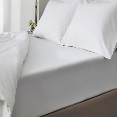 Σετ Σεντόνια Υπέρδιπλα Cottonsatin 300 Tc Satin Plain - Komvos