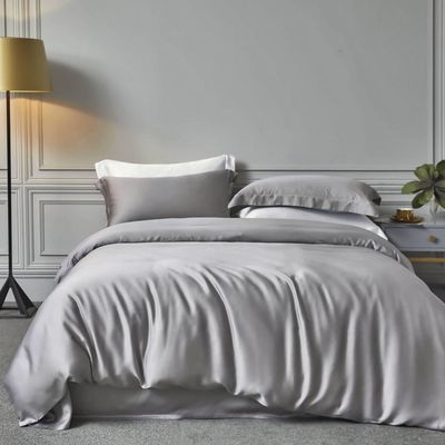 Σετ Σεντόνια Υπέρδιπλα 300Tc  Bamboo Γκρι - Rythmos