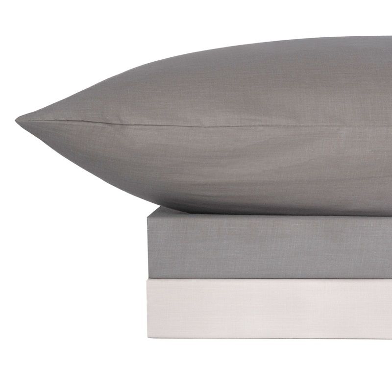 Σετ Σεντόνια Διπλά Menta 203 Γκρι-Ανοιχτό Γκρι - Sunshine